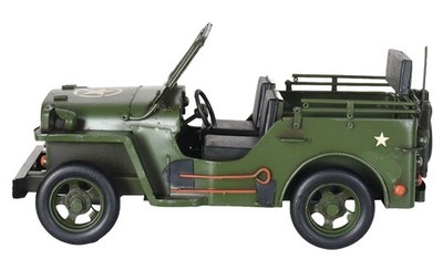 Achat Plaque en tôle : Willys Army Jeep en gros