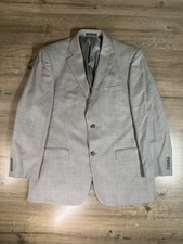 Vintage Pendleton Men  s Long Sleeve Two Button 100 Wool Blazer Sport Coat 46R