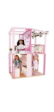 Our Generation &ndash; Puppenhaus in Rosa mit Spielset f&uuml;r die Terrasse &ndash; Lovely Loft