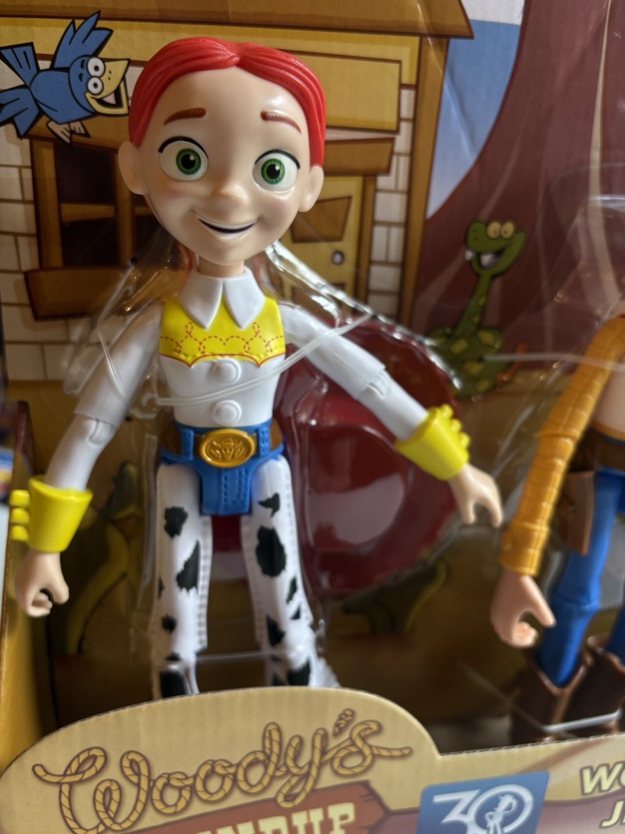 Woody's Roundup Woody & Jessie 9” Figures 30th Anniversary TOY