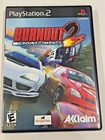 Burnout 2: Point of Impact (PS2, 2002) *CIB w/ Reg Card* VGC Black Label - Mint!
