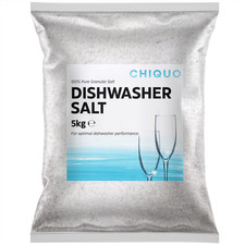 Chiquo Dishwasher Salt 5kg - Powerful Limescale Protection - 100% Pure 1.60 per kilo