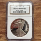 U.S. Mint 1989 American Eagle 1oz Silver Proof NGC PF69 Ultra Cameo