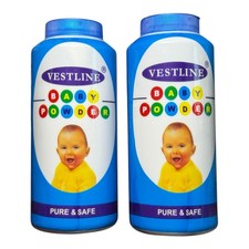 2 Pack of Vestline Baby Powder Pure And Safe 100g