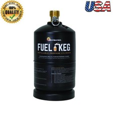 Refillable Propane Cylinder Portable Tank Eco Friendly Easy Fill System No Tools