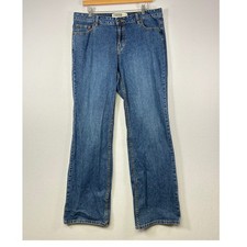 Y2K Indie Route 66 Womens 13/14 Blue Mid Rise Bootcut Stretch Denim Jeans