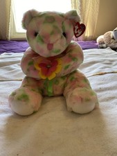 Ty Beanie Buddies Bloom The Bear Plush 12” Stuffed Animal 2003
