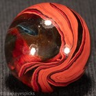 JABO UV OXBLOOD FLAME Swirl Marble 3/4" Mint Hawkeyespicks sg — photo 8