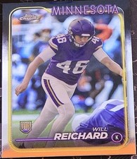 2024 Topps Chrome - Rookies Will Reichard #277 (RC)