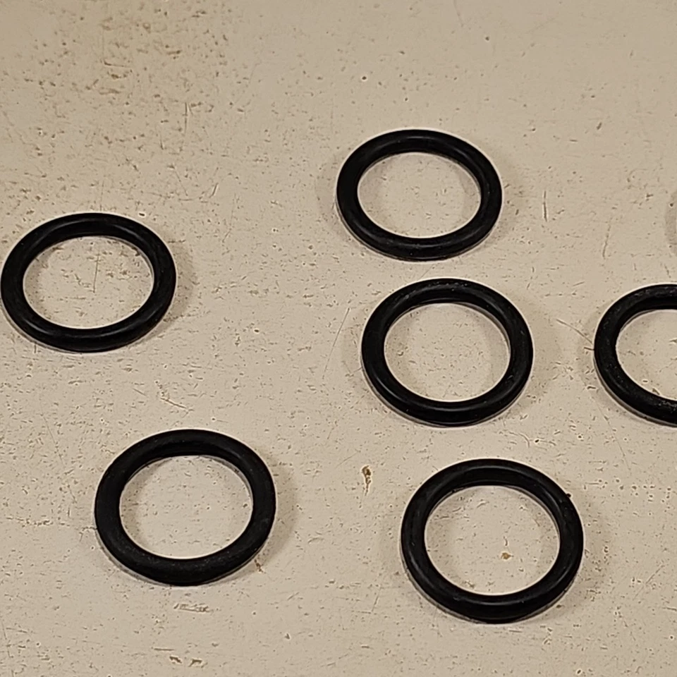 Lote de 8 líneas de enfriadores de aceite de motor NOS SEAL genuinos GM 15564870 1991-1994 4,3 L S-10 Foto 3 de 4