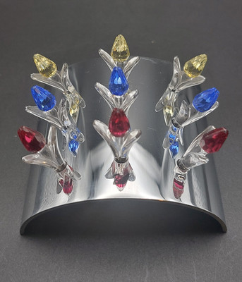 SWAROVSKI MINI TULPEN ERNEUERUNG GESCHENK & STÄNDER - (2002-2004) - 606546 & 600347