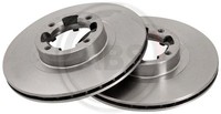 2X A.B.S. 15656 Bremsscheibe Vorne Passend FüR Subaru