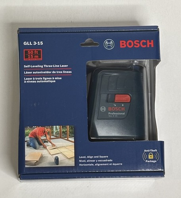 #ad #ad Laser Level Bosch Red 50ft Self Leveling Indoor Line cross GLL3 15 Brand New $44.00