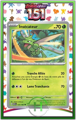 Insecator - EV3.5:151 - 123/165 - Französische Pokemon Karte Neu
