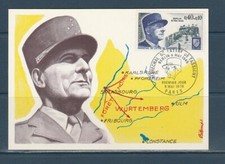 carte  1er jour  Maréchal de Lattre de Tassigny   75  Paris 1970