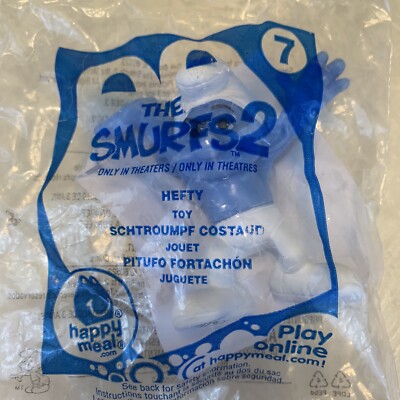 McDonald s Happy Meal Toy The Smurfs 2 Movie Toy #7 Hefty BRAND NEW SEALED