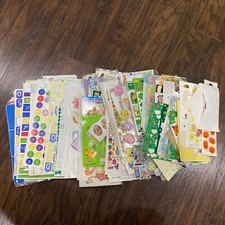 Large Lot Of Scrapbook Card Making Stickers Holiday Letters 3D Reseller Lot