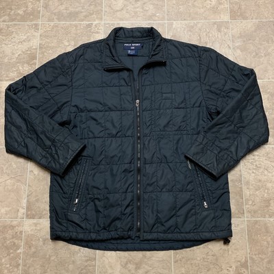 ralph lauren black puffer jacket mens