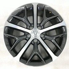 1 Wheel Rim For Civic Oem 90 Percent Machined Black 1 Wheel Rim For Civic Oem 90 Percent Machined Black