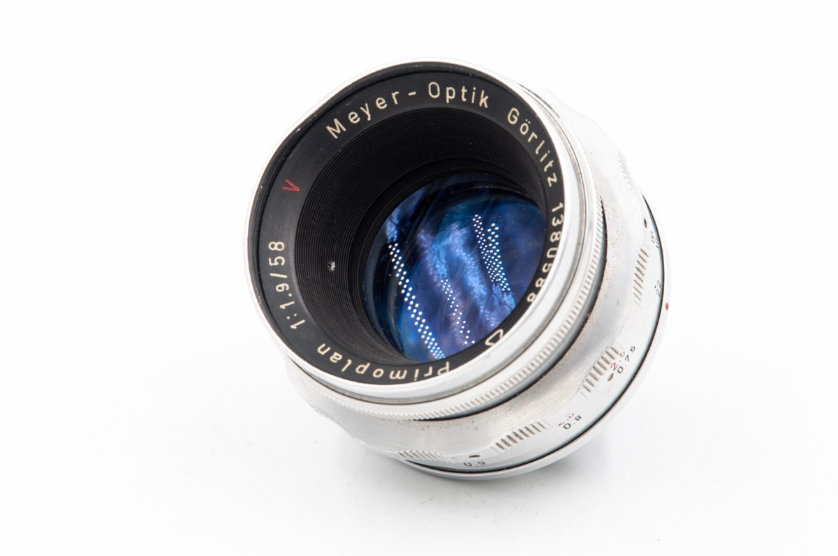 Meyer-Optik Görlitz 1:1.9/58 単焦点レンズ Meyer-Optik Gorlitz 58mm f1.9 Primoplan RED V for Exakta Mt