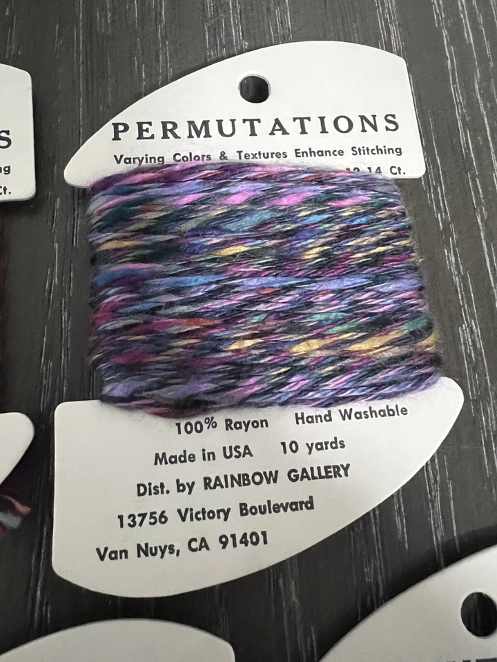 Rainbow Gallery Thread Permutations 100% Rayon - Lot of 10 All Different - Image 2 of 4