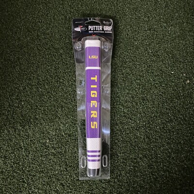 NEW Team Golf LSU Tigers Purple/White Jumbo Putter Grip w/Ball Marker