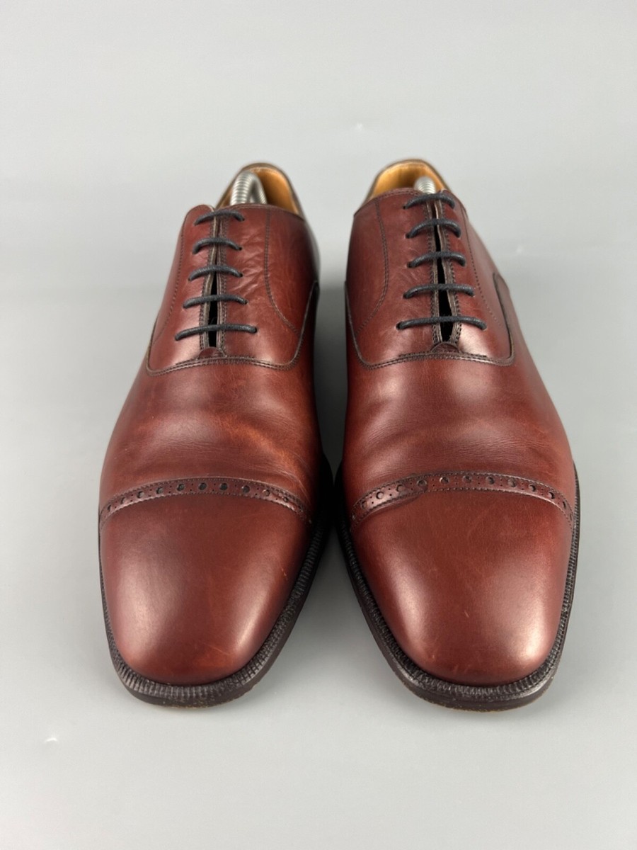 Ermenegildo Zegna Brown Oxford Shoes Size UK8 | eBay