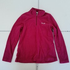 REGATTA Fleece 12 Pink 1/4 Zip Womens Jumper