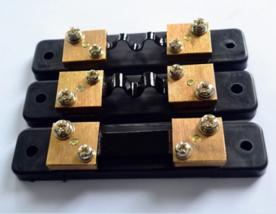 New 50A 75MV DC Current Shunt Resistor for Ampere Panel Meter