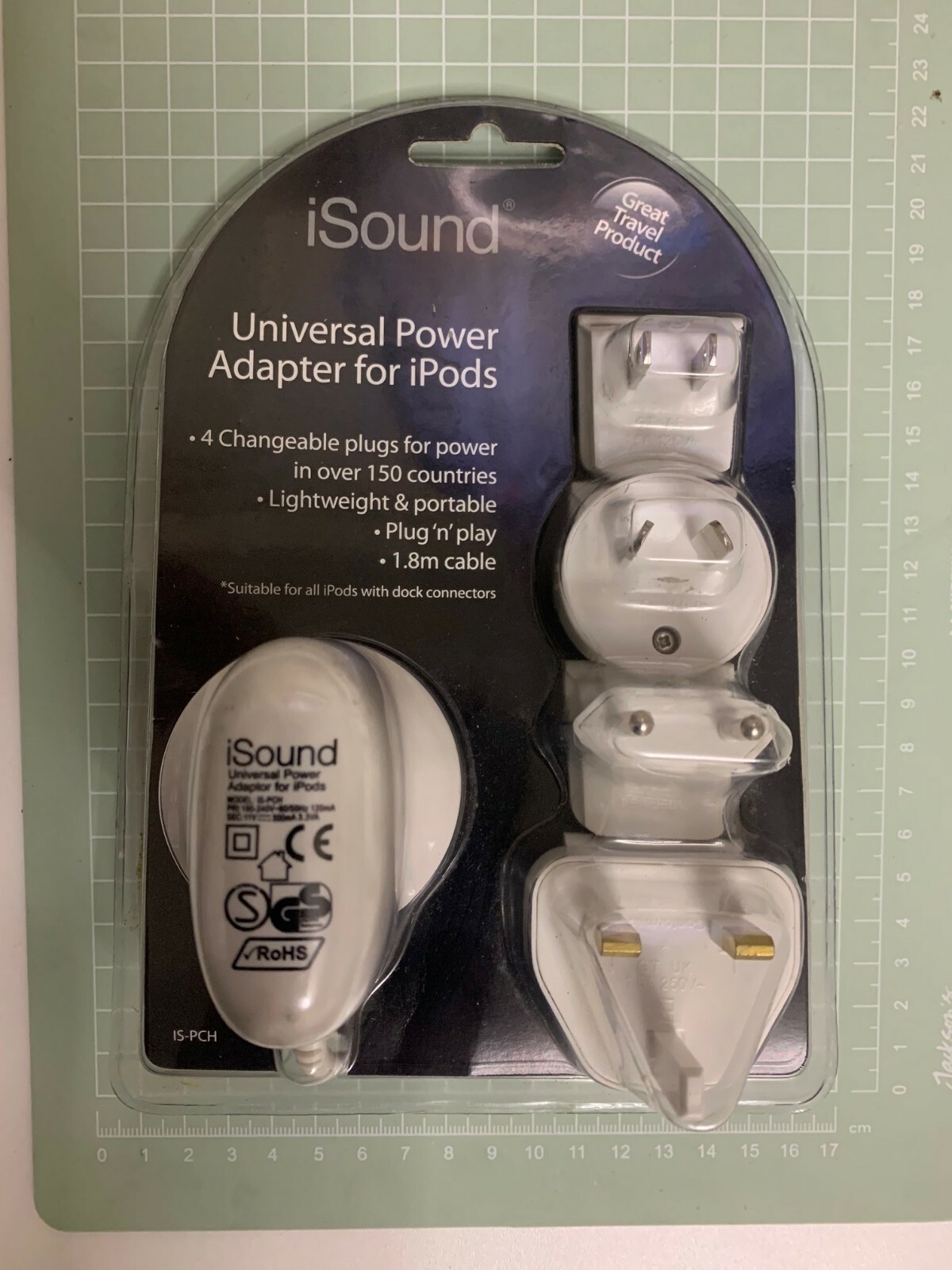 iSound Universal Power Adaptor for iPods with dock connectors