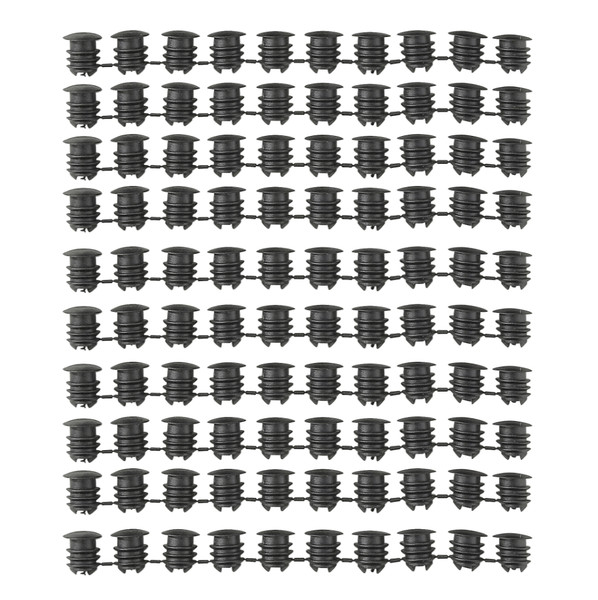 IKEA PAX COMPLEMENTO MÉTODO VARIERA AGUJERO TAPA Negro X100 ORIGINAL - NUEVO