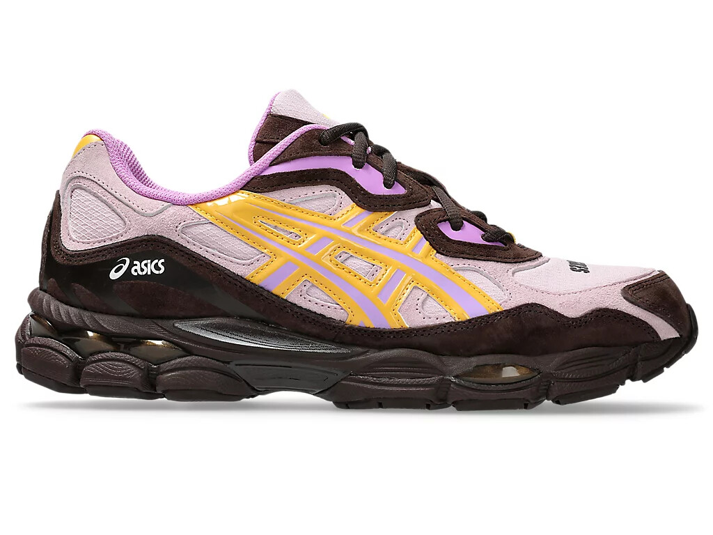 PLEASURES × Asics Gel-NYC Pink Brown Yellow 1203A622-700