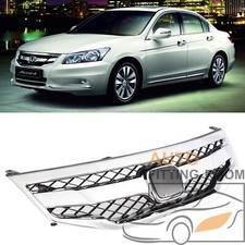 For 2011-12 Honda Accord Sedan Chrome Front Bumper Grille Honeycomb Upper Grill For 2011-12 Honda Accord Sedan Chrome Front Bumper Grille Honeycomb Upper Grill