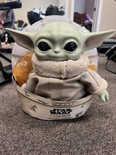 Star Wars Mandalorian The Child 11" Plush Baby Yoda Doll Grogu Soft Mattel GWD85