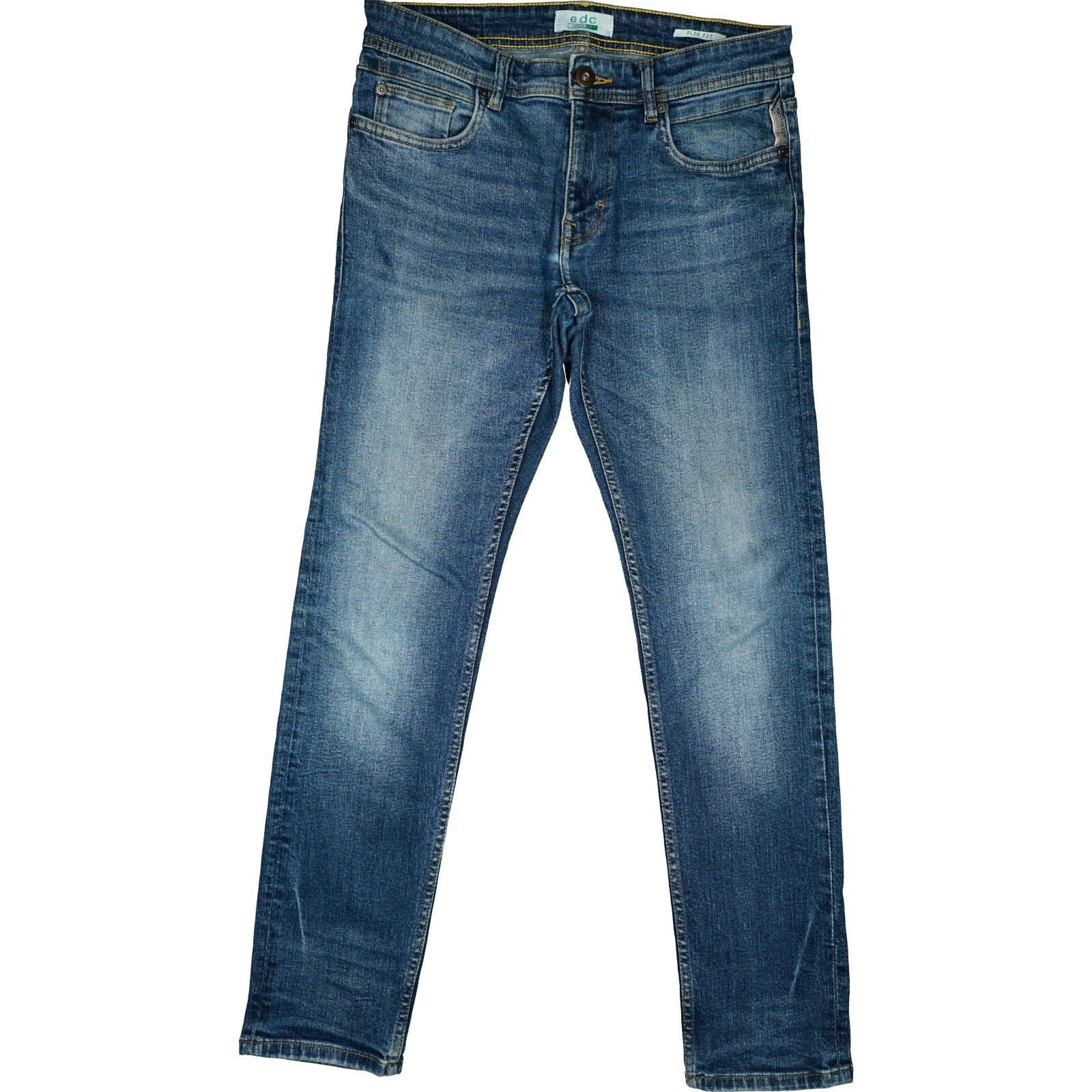 EDC by ESPRIT W29 L30 Jeans Trousers Blue Mens Stretch Skinny Slim Fit Leg 46 S