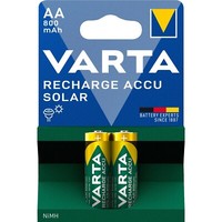 2 X Varta Solar 56736 Akku Aa Mignon HR6 1,2V Nimh 800Mah Im Blister