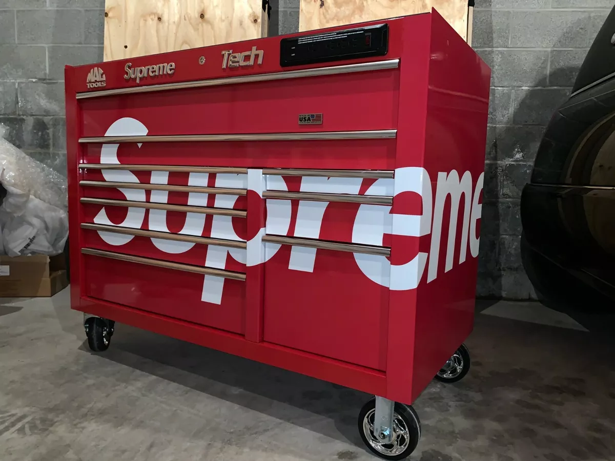 Supreme rolling tool box deals