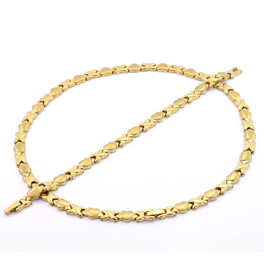 14k gold hugs and clearance kisses necklace
