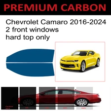 Premium Carbon Window Tint fits Chevrolet Camaro 2016-2024 precut tint