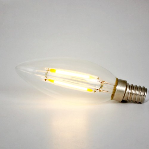 Not Dimmable LED Candle E14 2W 4W 6W 220-240v Filament Light Lamps Bulbs - Picture 8 of 12