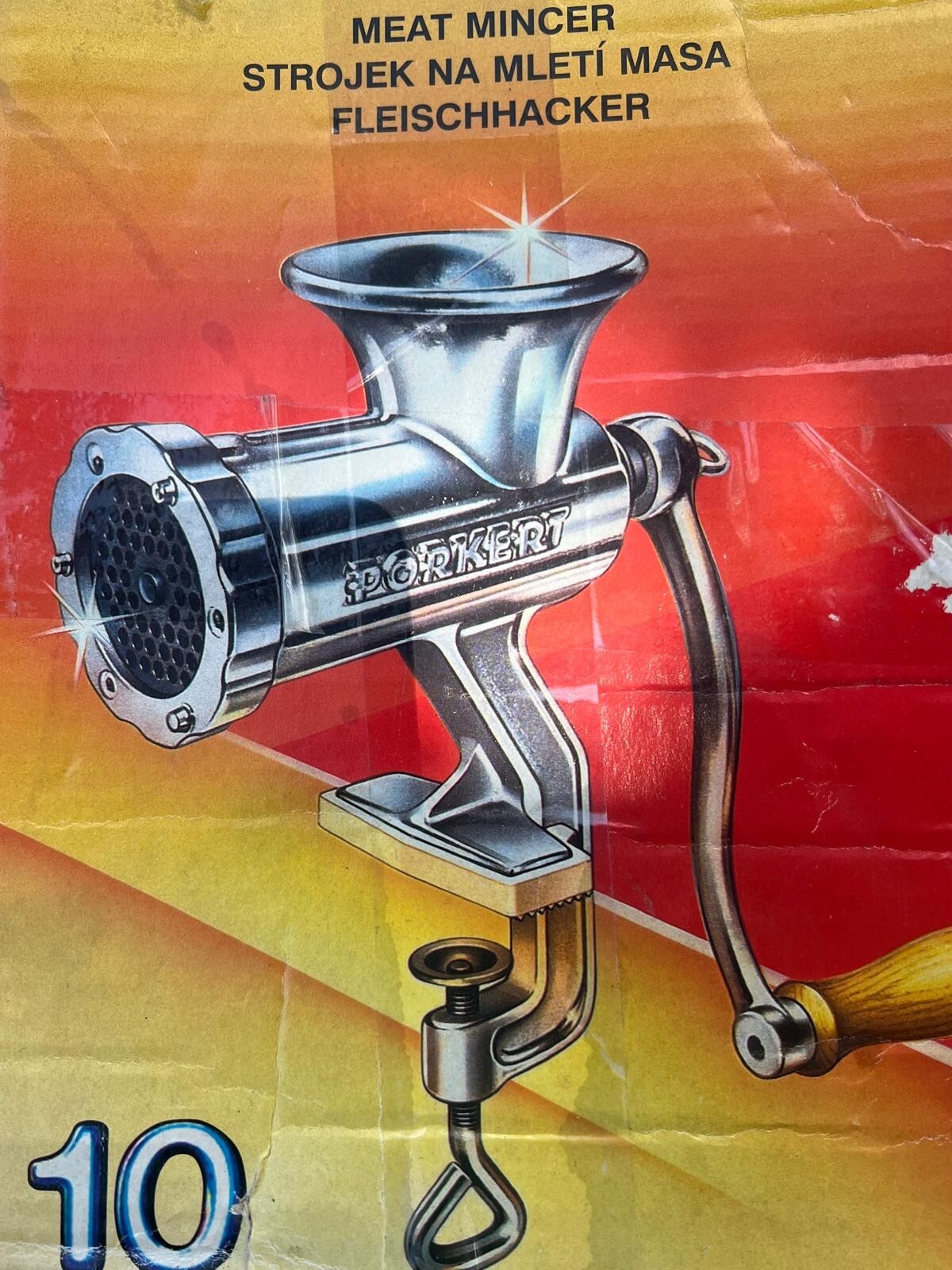 PORKERT MEAT MINCER 8 Deluxe Set Mountable Sausage Maker Grinder eBay