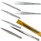 Individual Bergeon 7026 Series Anti-Magnetic Tweezers Stainless Steel Tweezers