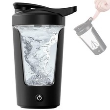 Electric Shaker Bottle 15oz Protein Mixing Cup USB Rechargeable Tritan