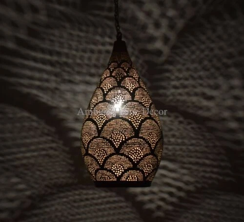 Латунные коричневые марокканские лампы