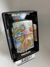 Zippo 540 Wrap Dragon On A 2022 Lighter