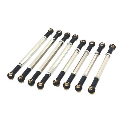 8 Stück verstellbare Metall Lenkstange für MN128 1:12 Scale RC Accs
