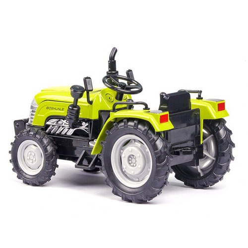 6.1" Farm Tractor Trailer Model Diecast Toy Cars Kids Boys Gift Green - Picture 4 of 7