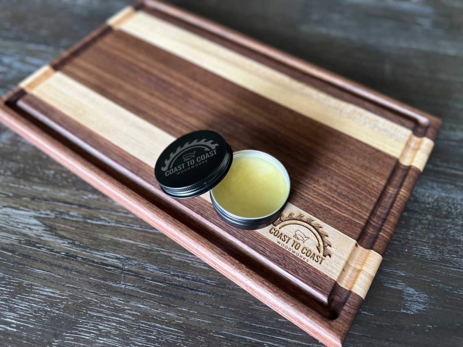 Cutting Board- Custom Endgraving Available- Walnut, Maple-image