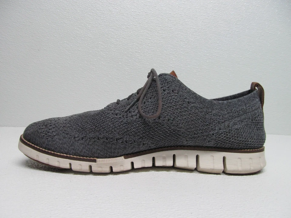 Zapatillas deportivas Cole Haan Zerogrand Stitchlite punta de ala gris tejido talla 13 M para hombre Foto 4 de 4