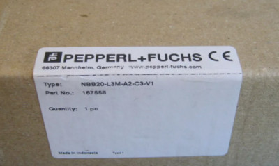NEW Pepperl+Fuchs Inductive sensor NBB20-L3M-A2-C3-V1